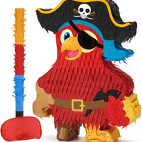 WERNNSAI Pirate Parrot Piñata, Pirate Birthday Party Decorations