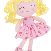 Gloveleya Baby Dolls Soft Snuggly First Baby Girl Gifts Soft Doll for Girls with Strawberry Printed Dress 12inches Fruit