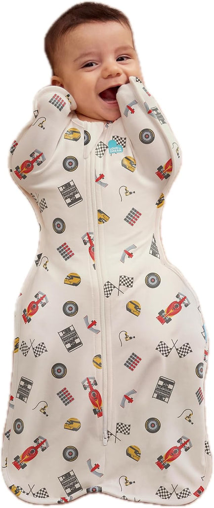 Love to Dream Swaddle Up, Baby Sleep Sack | 1.0 TOG, 5-8.5 lbs, Dream Racer
