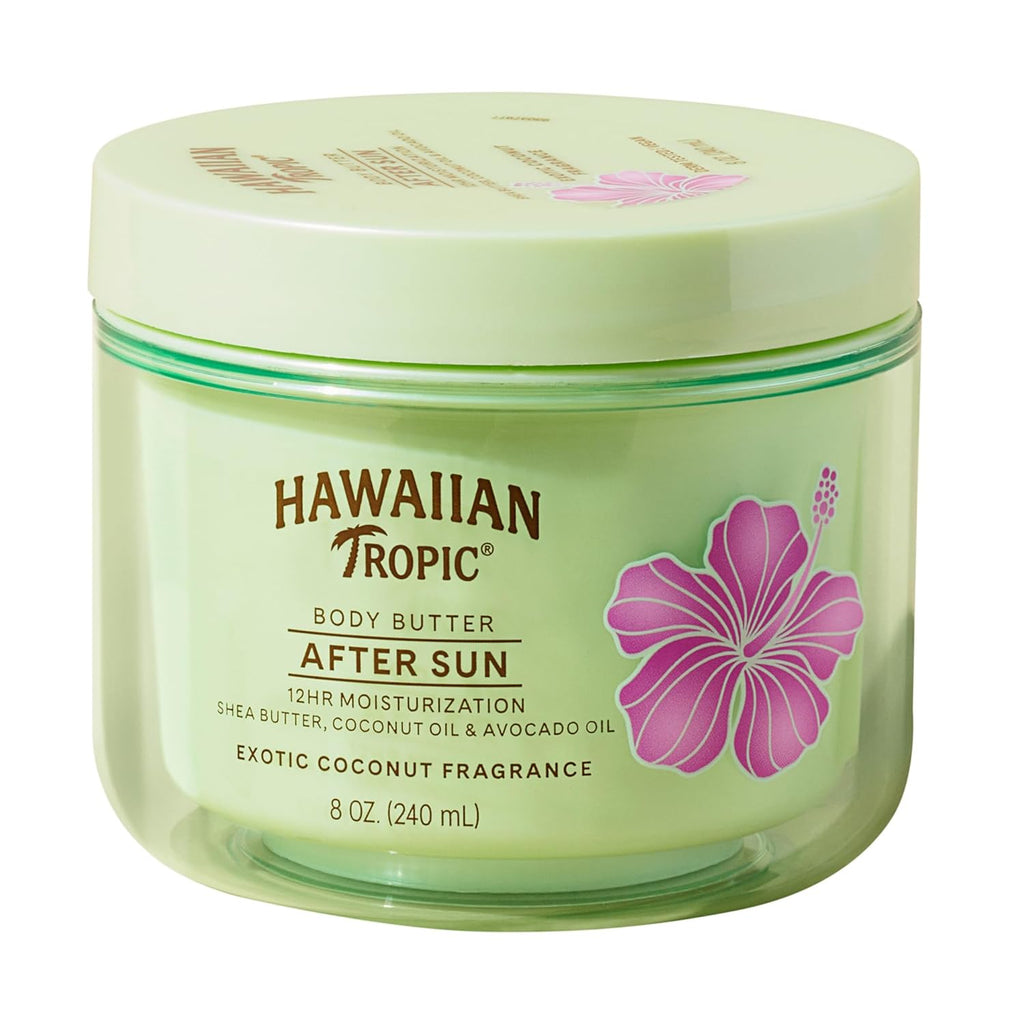 Hawaiian Tropic After Sun Body Butter with Coconut Oil, 8 Oz