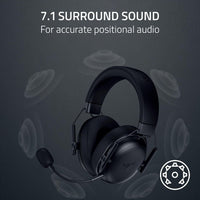 Razer BlackShark V3 X HyperSpeed Wireless PC Gaming Headset, Black