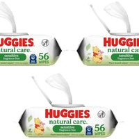 Huggies Natural Care Sensitive Toallitas Húmedas sin Fragancia para Bebé