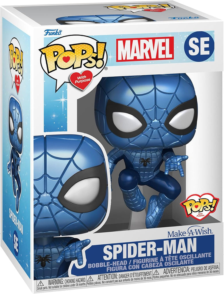 Funko Pop! Marvel: Make A Wish - Spider-Man (Metallic)