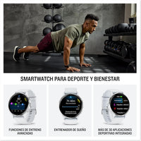 Garmin Venu® 3S, Premium Fitness Smartwatch, 41mm, Ivory
