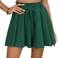 BEAUDRM Women's Flowy Summer Shorts High Waisted Dressy Shorts Beach Outfit