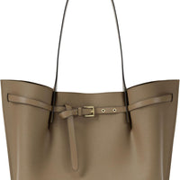 Michael Kors Women's Emilia Large Tote, Husk/Pebbled Leather, One Size