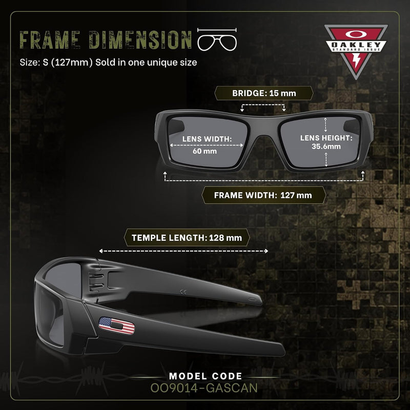 Oakley Standard Issue SI GASCAN USA FLAG Collection Military Grade