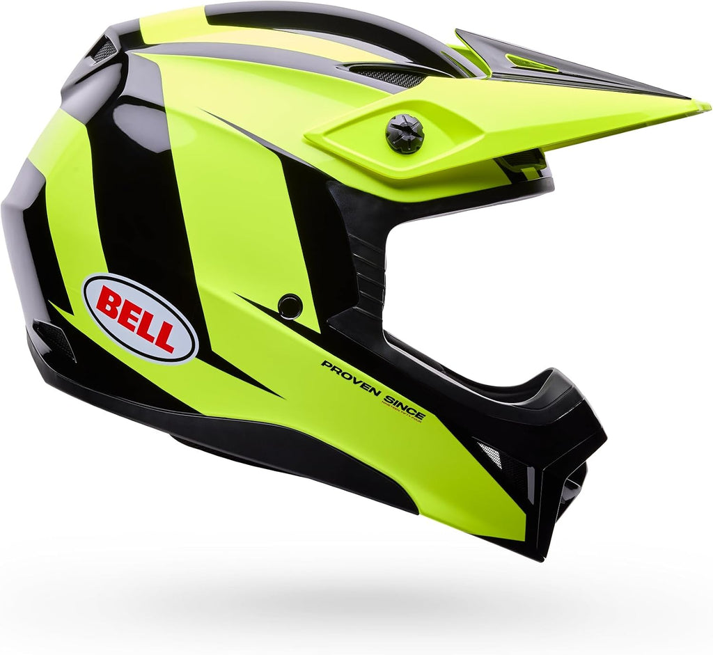 Bell MX-10 MIPS - Yellow/Black Talon, Medium