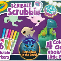 Crayola Scribble Scrubbie Glow Lagoon Pets, Sea Animal Toys