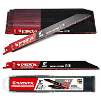 50 Pack,9 inch,14/18 TPI,Reciprocating Saw Blade Set,M42 Teeth with Cobalt Bi-Metal Blades, for Automatic Dismantling Sa