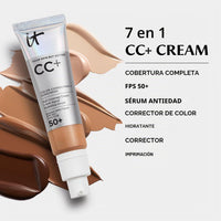 IT Cosmetics CC+ Cream with SPF 50+ Full Coverage Foundation Natural Finish