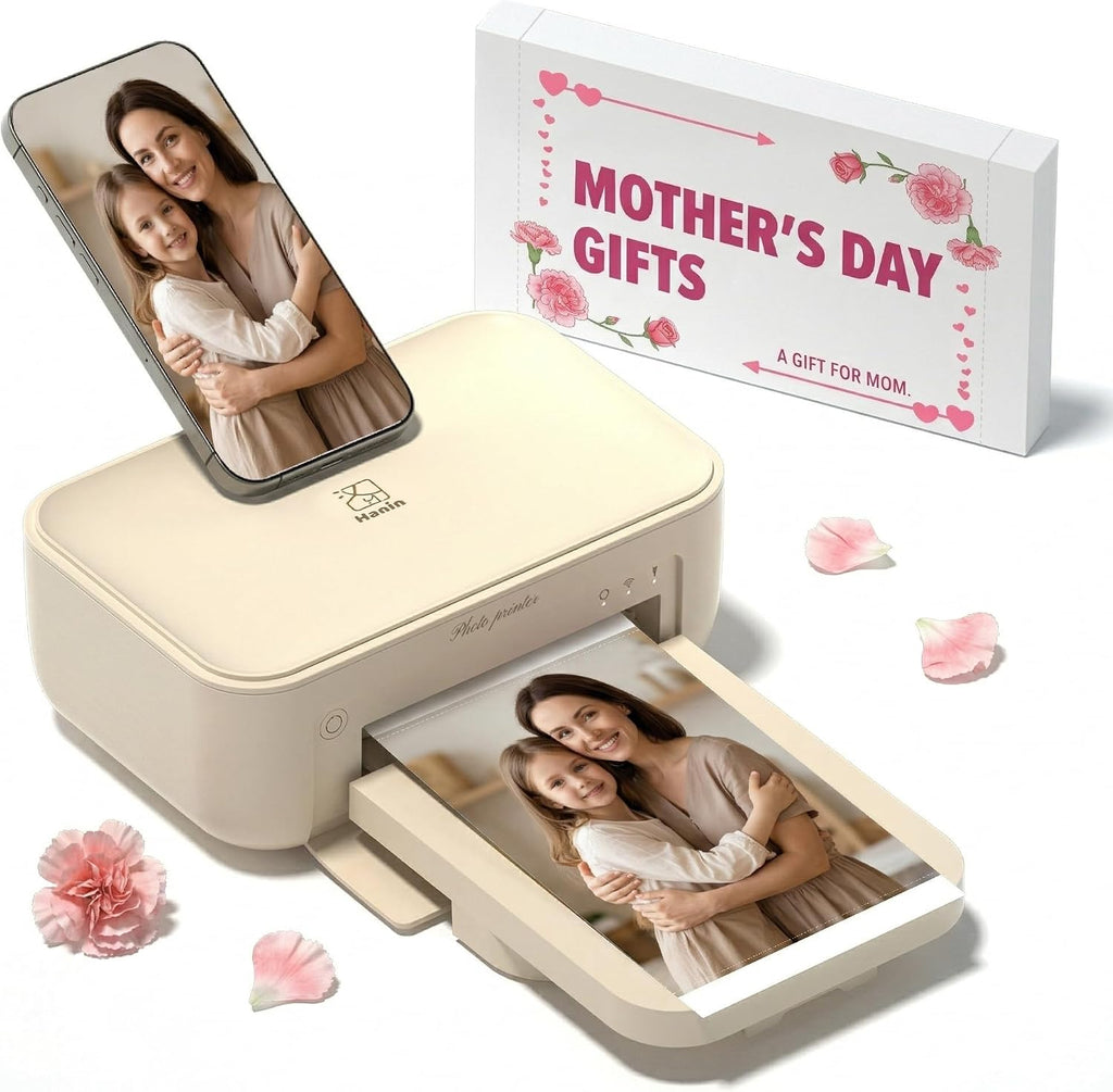 HPRT 4x6 Photo Printer for iPhone & Android, with 20 Sheets & 1 Ribbon, Portable Picture Printer for Phone, Home Use, Id