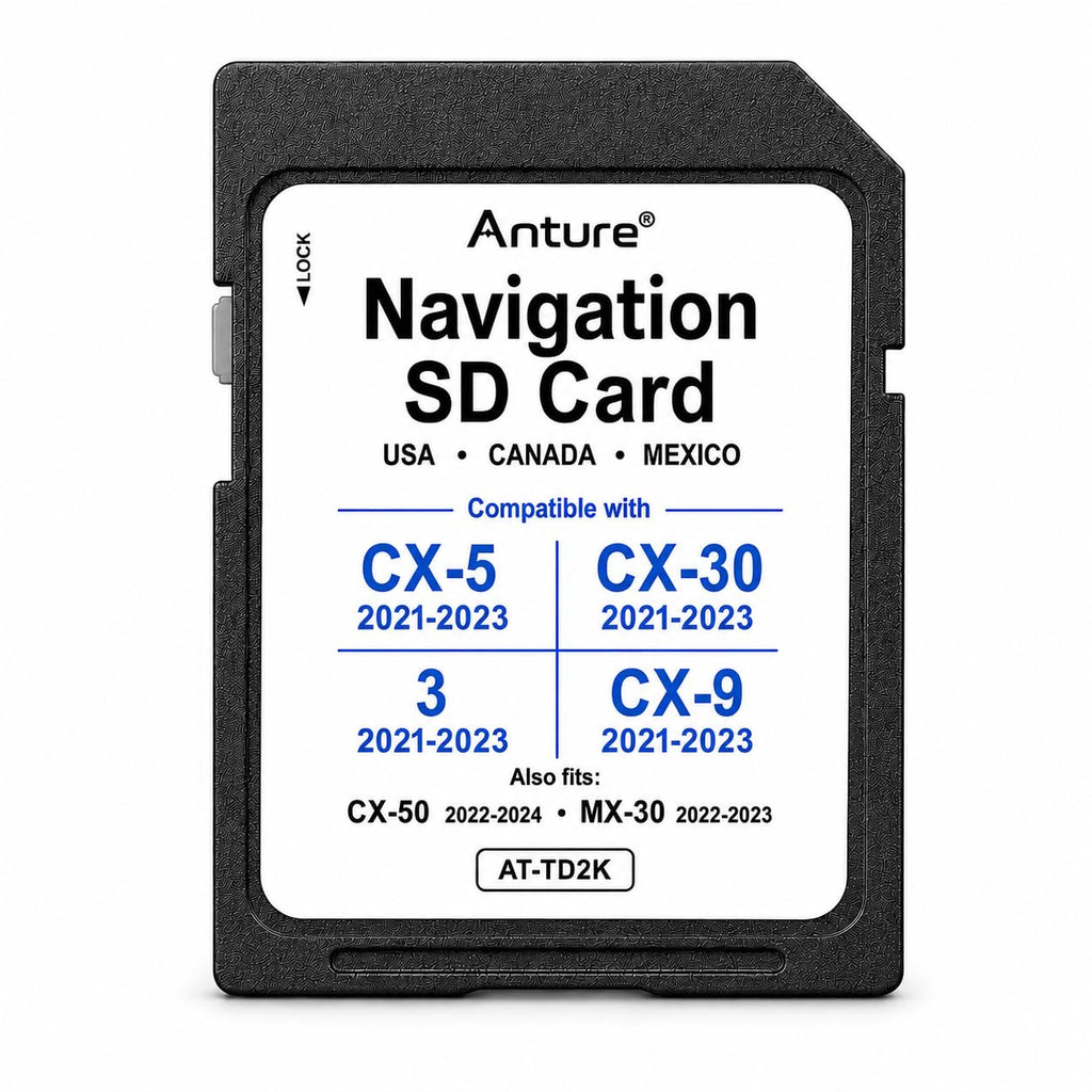 Anture Navigation SD Card for CX-5 2021-2023, 2026 Map Edition