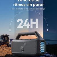Soundcore Boom 2 by Anker, 80W Outdoor Bluetooth Speaker, 24H Playtime
