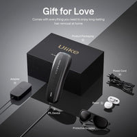 Ulike Dispositivo de depilación X IPL, depilación láser con enfriamiento de hielo, luces dobles y sensor de piel para una depilación casi indolora y de larga duración, 3 modos a medida para cabello di