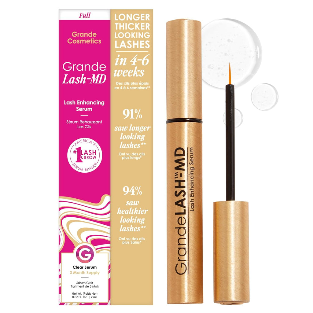 Grande Cosmetics GrandeLASH-MD Lash Enhancing Serum, 2mL, Cruelty-Free - 1 ml