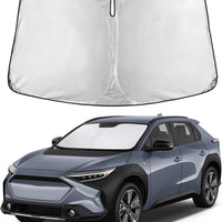 EcoNour Windshield Sunshade Compatible for Subaru Solterra 2023 2024 2025, Sun Visor for Front Windshield & Window Sun S