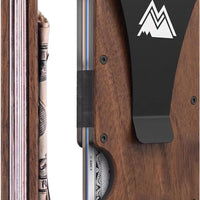Mountain Voyage Co Minimalist Wallet for Men - Slim RFID, Scratch Resistant