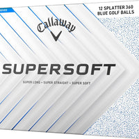 Callaway Golf Supersoft Golf Balls (2025, Blue Splatter)