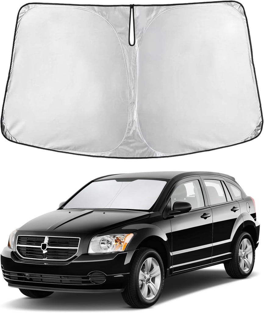 EcoNour Windshield Sunshade Compatible for Dodge Caliber 2007-2011 2012