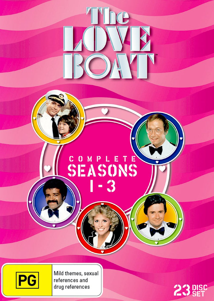 The Love Boat - Seasons 1-3 - 23-DVD Boxset [ NON-USA FORMAT, PAL, Reg.4 Import - Australia ]