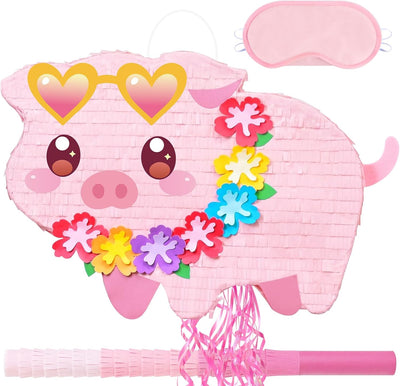 WERNNSAI Pig Piñata - Farm Party Decorations Hawaiian Pig Piñata