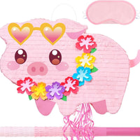 WERNNSAI Pig Piñata - Farm Party Decorations Hawaiian Pig Piñata
