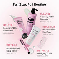 medicube Rosemary PDRN Glass Hair Set, Full-Size Gift Kit for a Fuller Look