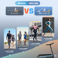 Cintas de correr inclinadas para el hogar con pantalla de TV y WiFi