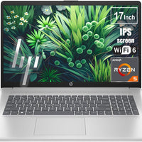 HP 17.3 Inch Business & Student Laptop | FHD Anti-Glare Display | 32GB RAM, 2TB SSD | AMD 6-Core Ryzen 5 7430U (beat i5-1334U) | 8HR Battery | WiFi 6 | AI-Powered Copilot | Windows 11 Pro
