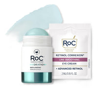 RoC Hydration+ Replumping Serum Stick, Hyaluronic Acid & Peptides, 0.7 oz
