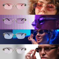 Gafas de sol Aura que cambian de color: 4 colores de lentes, control táctil