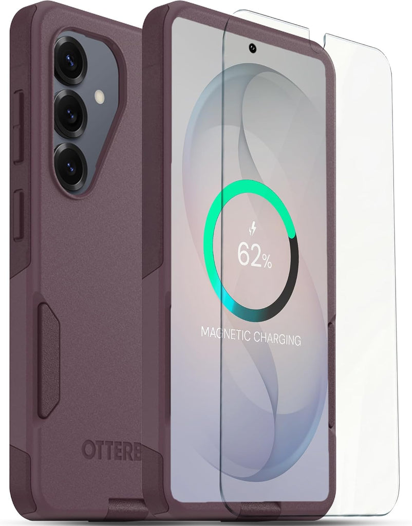 OtterBox Galaxy S26 Bundle: Commuter Case & Screen Protector - Purple