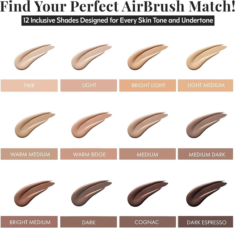 Jerome Alexander Magic Minerals Airbrush Foundation 2pc Set - Light Medium