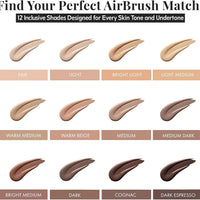 Jerome Alexander Magic Minerals Airbrush Foundation 2pc Set - Light Medium