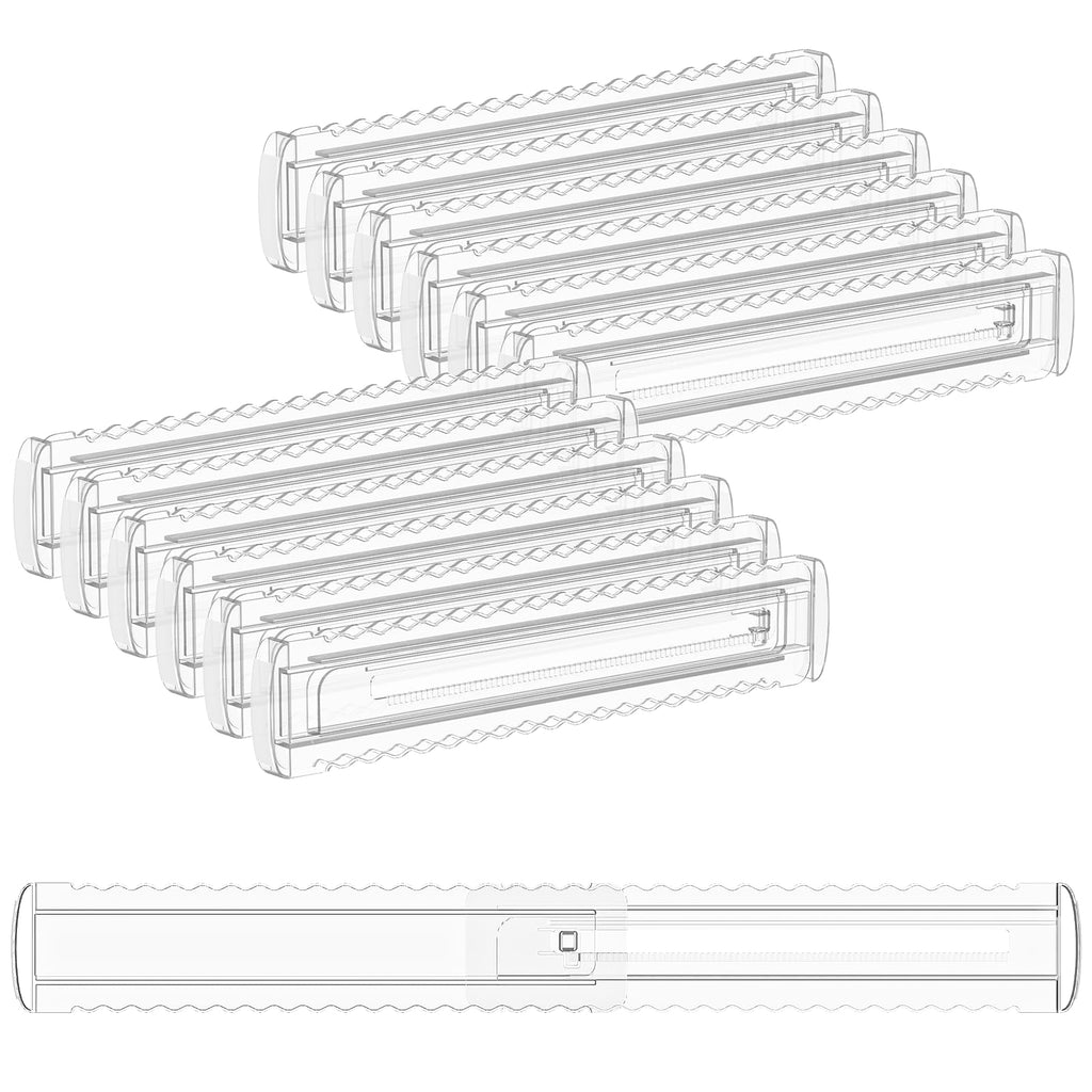 ROADNEX 12 Pack 2.36" High Shallow Drawer Dividers, 12.5"-21.3" Expandable