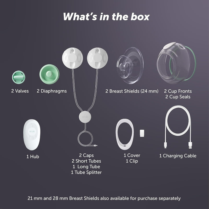 Elvie Stride Hospital-Grade, App-Controlled Breast Pump