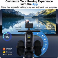 YPOO store Home rowing machine, 350 lb capacity