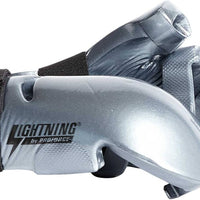 Pro Force Lightning Punches Karate Sparring Gloves - Silver - Medium