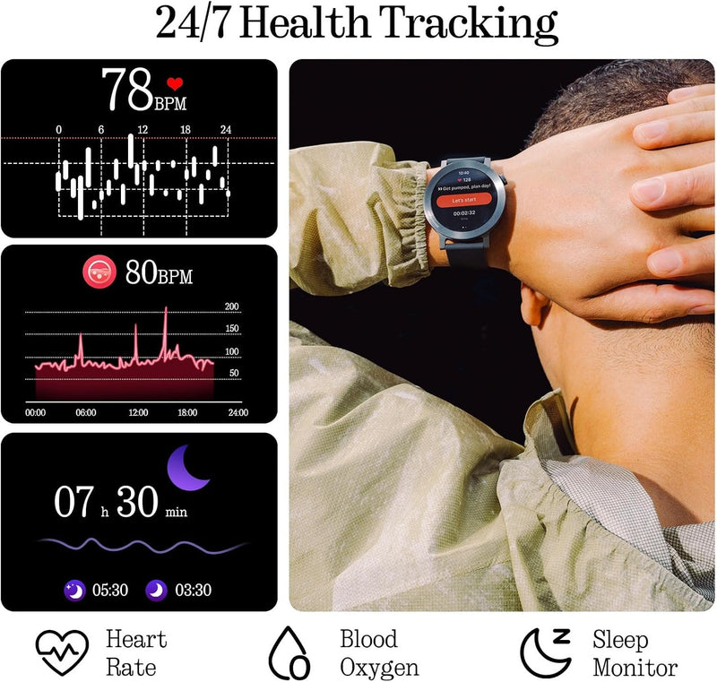 CMF BY NOTHING Watch 3 Pro Smart Watch for Men Women, Bluetooth Call AI Energy Score, 1.43” Heart Rate Tracking, Sleep Monitor, GPS & 130 Sport Modes, Fitness Tracker for Android IOS, IP68 Light Green