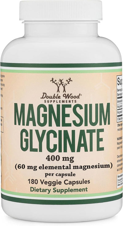 Double Wood Supplements Glicinato de magnesio 400 mg