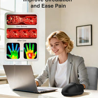 Medcursor Masajeador de manos con calor y compresión para túnel carpiano y articulaciones rígidas