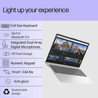 HP Essential Laptop 2026, Intel CPU, 128GB Storage, Office 365, Windows 11