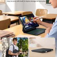 Funda con Teclado typecase Edge para iPad 11" (A16) / 10.ª Gen - Negro