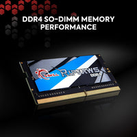 G.SKILL Ripjaws DDR4 SO-DIMM Series DDR4 RAM 32GB (2x16GB) 3200MT/s CL22-22-22-52 1.20V Unbuffered Non-ECC Notebook/Laptop Memory SO-DIMM (F4-3200C22D-32GRS)