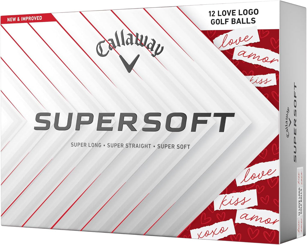 Callaway Golf Supersoft Golf Balls (2025, Valentine)