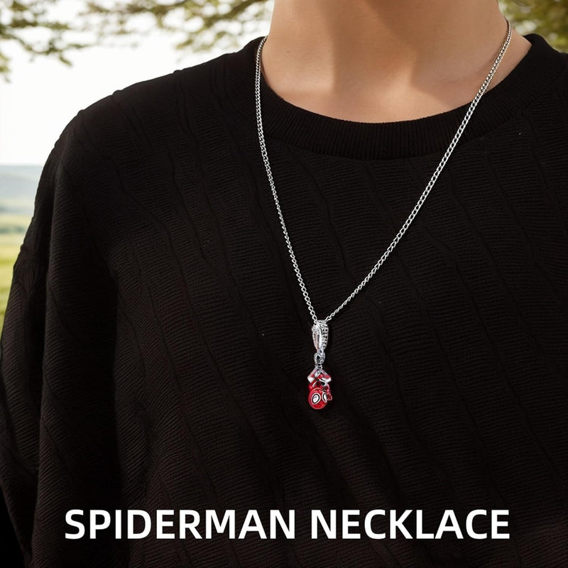 Spider Pendant Necklace with Adjustable Chain for Men and Women