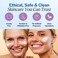 LilyAna Naturals Crema Facial Anti-Edad con Retinol para Mujeres – Crema para Arrugas y Cuello Reafirmante, Humectante de Retinol para Rostro con Ácido Hialurónico, Crema de Noche Hidratante para