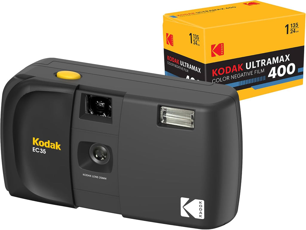 Kodak EC35 - Cámara analógica reutilizable 35mm - Negro Medianoche