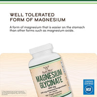 Double Wood Supplements Glicinato de magnesio 400 mg